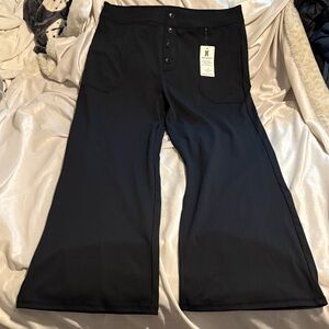 Black Wide-Leg Trousers